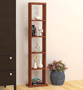 ONIJA Art Solid sheesham Wood Bookshelf/Display Rack | Natural Finish